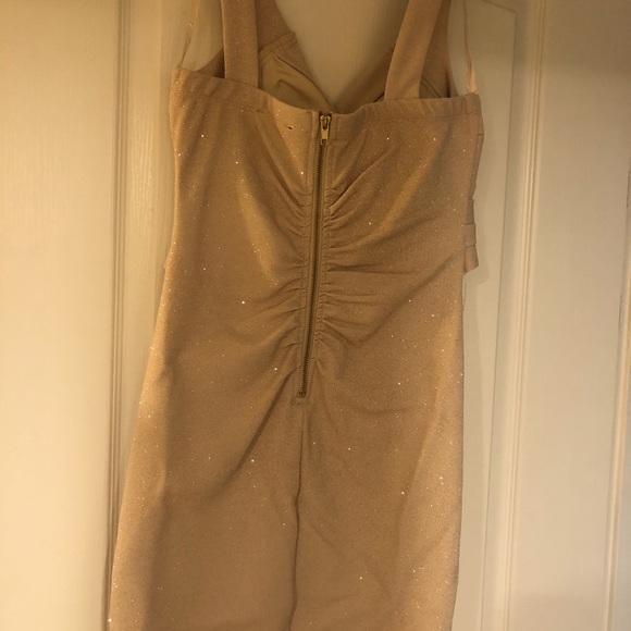 La Chateau gold sparkly dress, size small - Picture 4 of 4